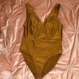 Bronze bodysuit